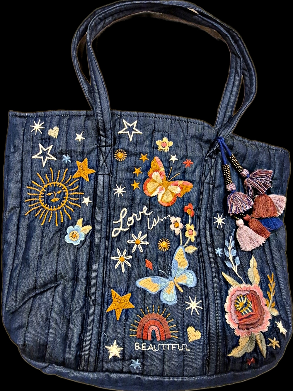 JOHNNY WAS: "LIFE IS BEAUTIFUL" ARCHIVAL COLLECTOR'S PIECE NWOT BOHO LUXURY